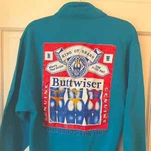 Retro 90’s Buttwiser King of rears pullover sweatshirt